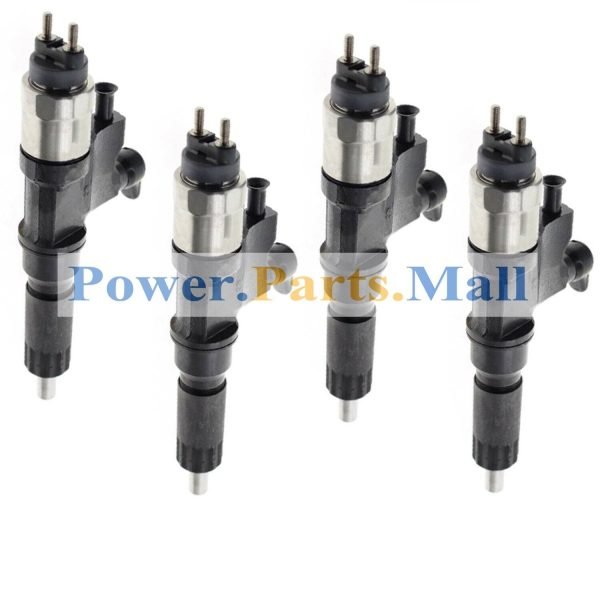 4 PC New Fuel Injector 095000-5504 095000-5500 Fit For Isuzu 4HL1 Engine NPR NKR