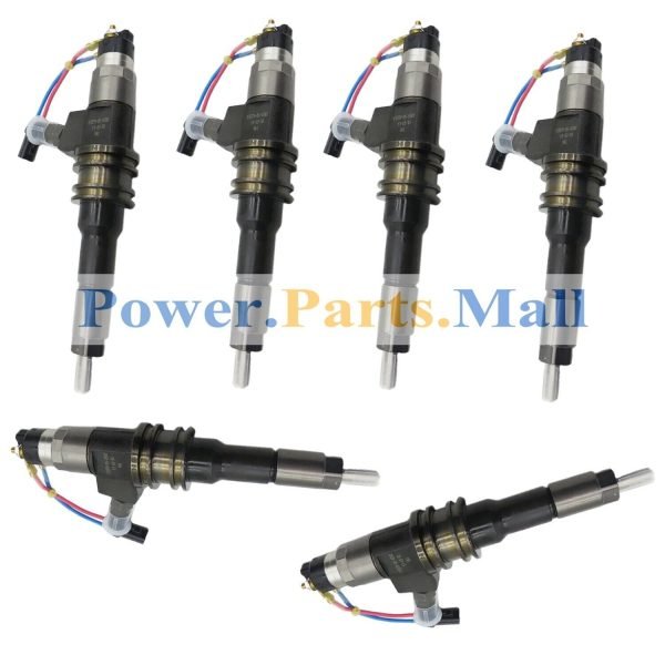 6 PC Fuel Injector 0445120006 ME355278 Fit For Mitsubishi 6M70 Engine