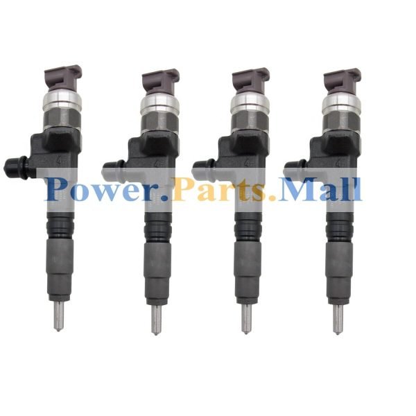 4 pc Common Rail Fuel Injector 295050-1980 Fit For Kubota V3307 Engine