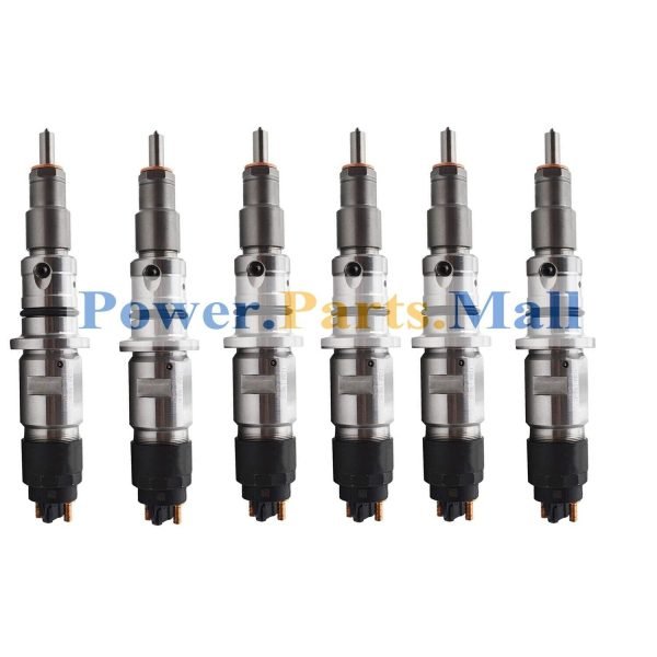 6 pc New Fuel Injector 0986435518 Fit For Dodge Ram 2500&3500 6.7L 2007-2012