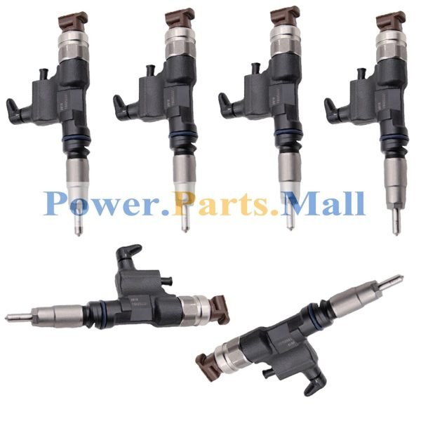 6 pc New Common Rail Injector 095000-0165 Fit For Isuzu 6TE1 Engine