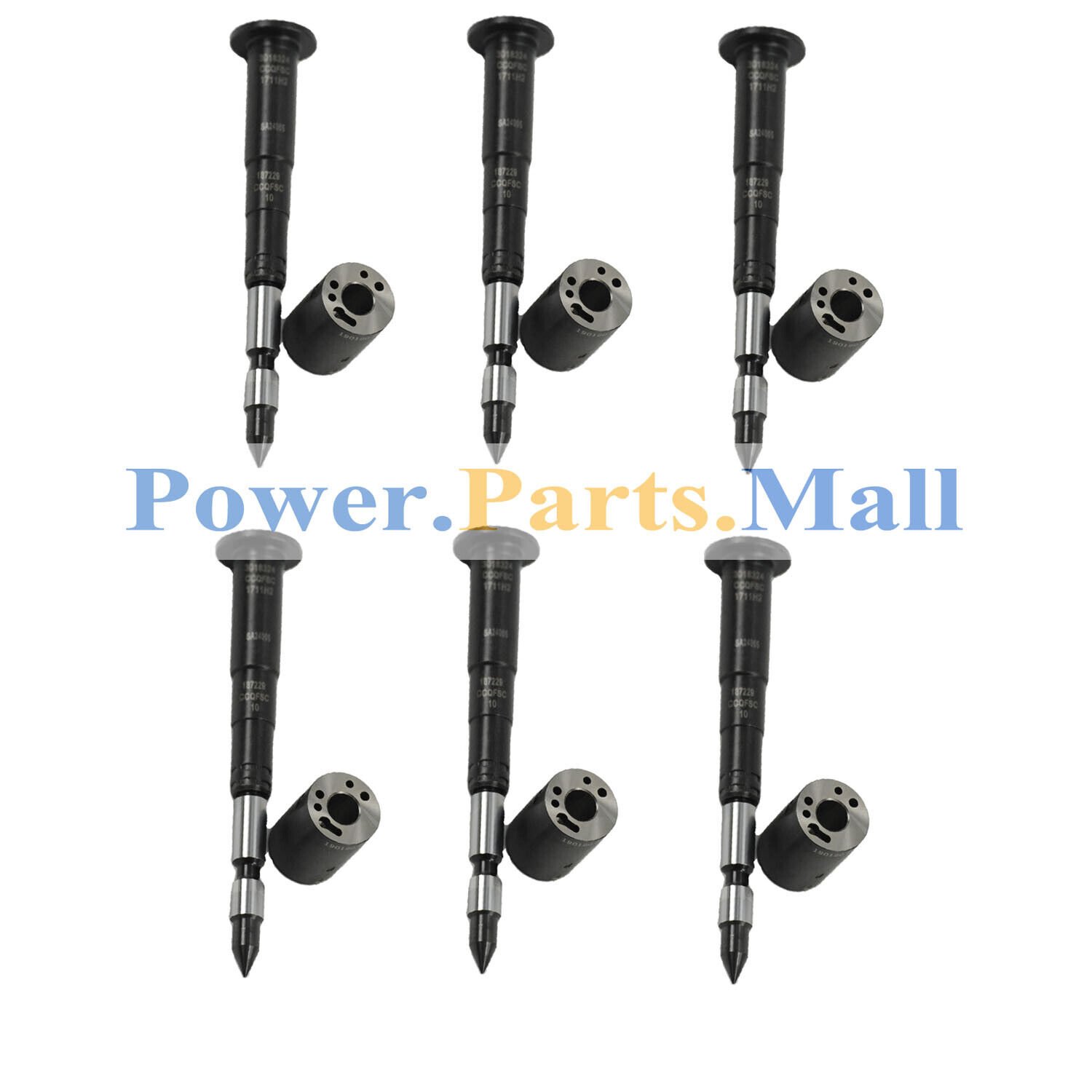 6 pcs Diesel Injection Plunger Barrel 3047964 3018219 For Cummins NTA855 Diesel