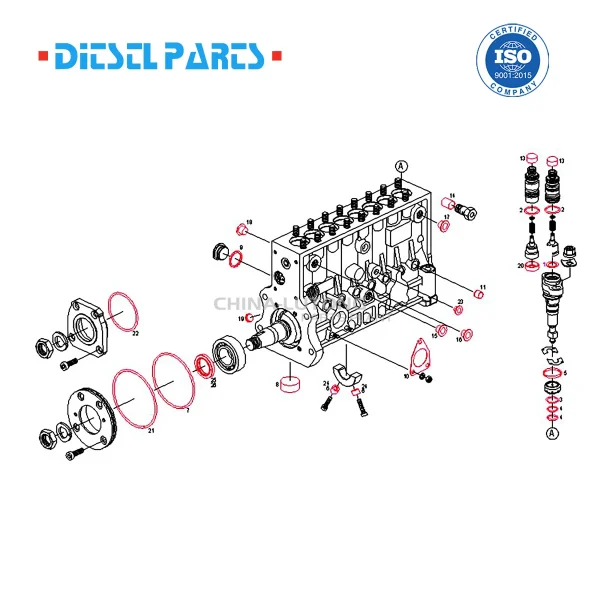Diesel Injector Pump Gasket Kits 2417010022 Fuel System Seal Repair Kit 800717 For Bosch PES8P S7100 S7800 Inline Injection Pump - Image 7